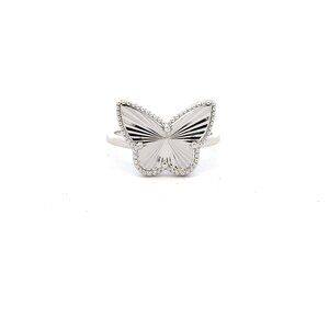 925 Sterling Silver Ring Size 5 Butterfly